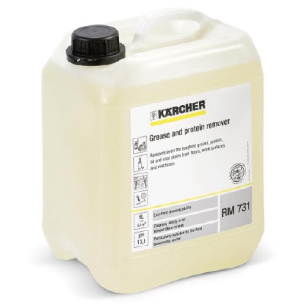 Профессиональное средство Karcher RM 731 щелочное для удаления жира и сажи, 5л 6.295-402.0