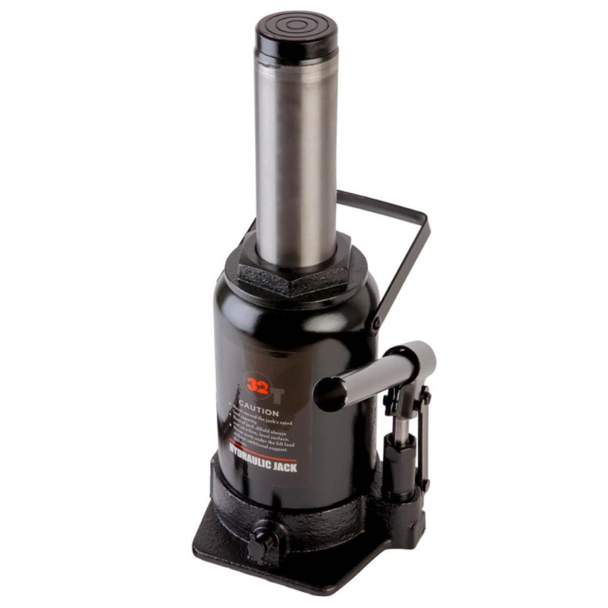 Домкрат бутылочный WIEDERKRAFT WDK-81320 32 т гидравлический высота 255-424 черный