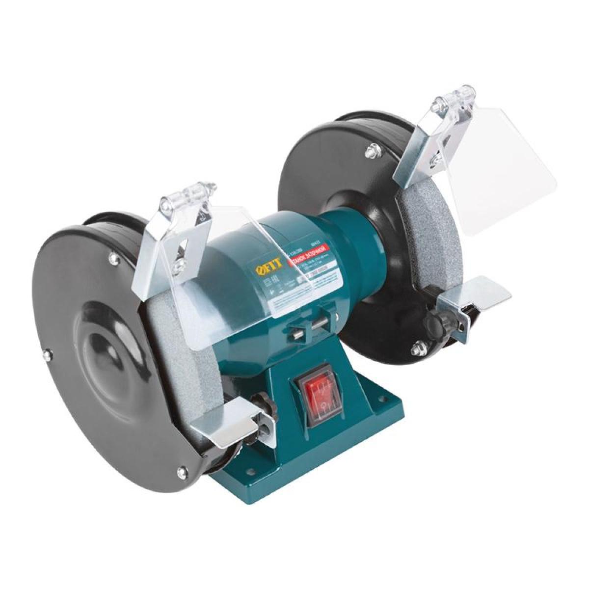 Станок заточной FIT 200 Вт; 2950 об/мин; круги 150/12,7 мм; 16 мм ; 4,5 кг; коробка 80435