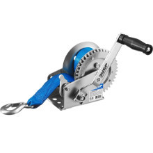 Лебедка ручная барабанная ЗУБР Профессионал 0,5 т 8 м (тяговая, ленточная)