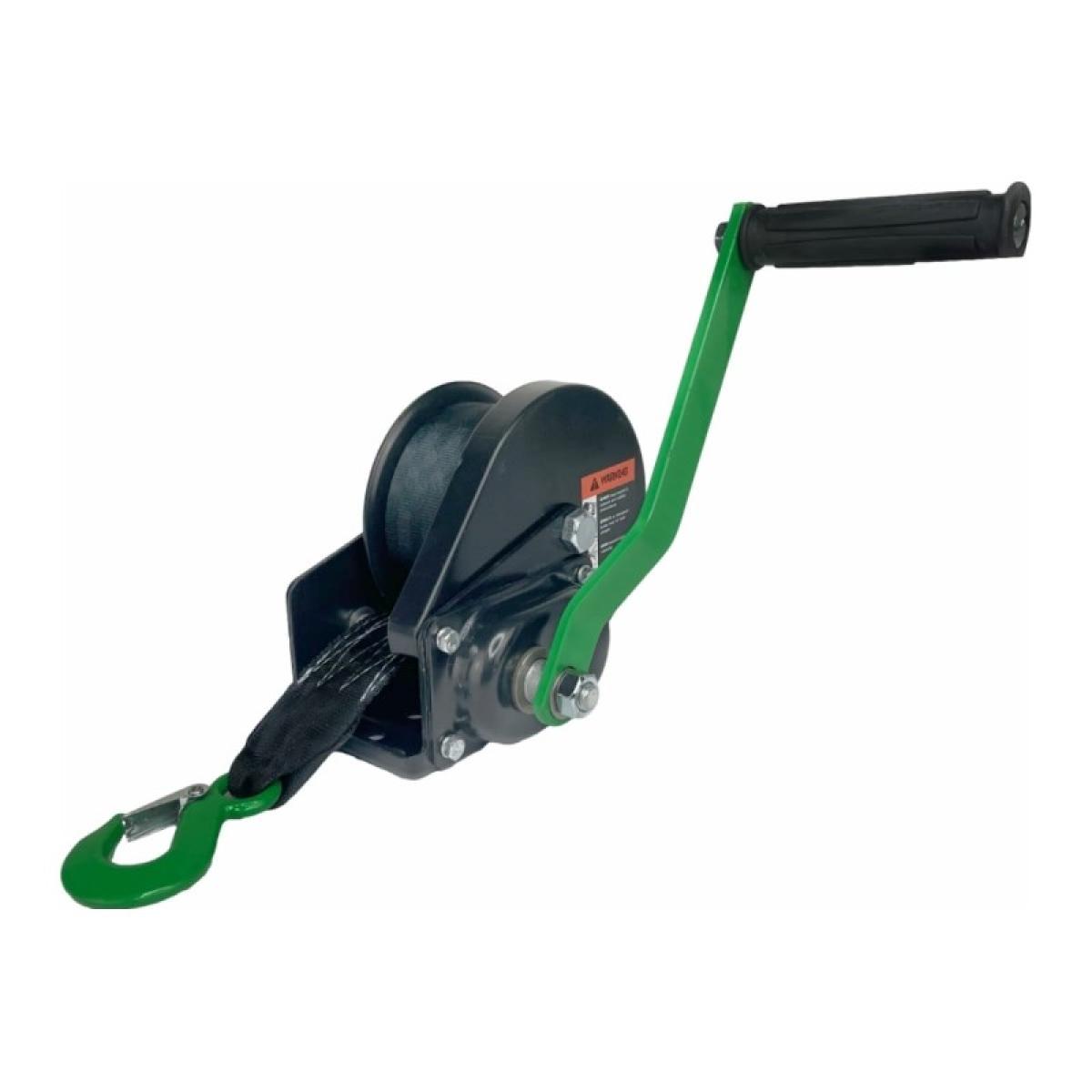 Лебедка ручная с тормозом HITCH HWB500 (лента)