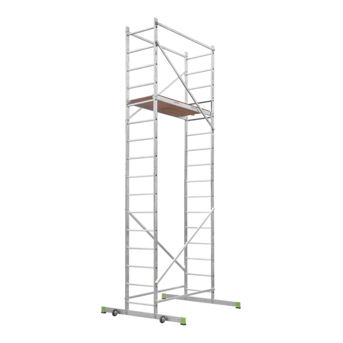 Вышка-тура Новая Высота NV 2450, секции А+В, помост 1,375х0,497 м, раб. выс. 5,16 м