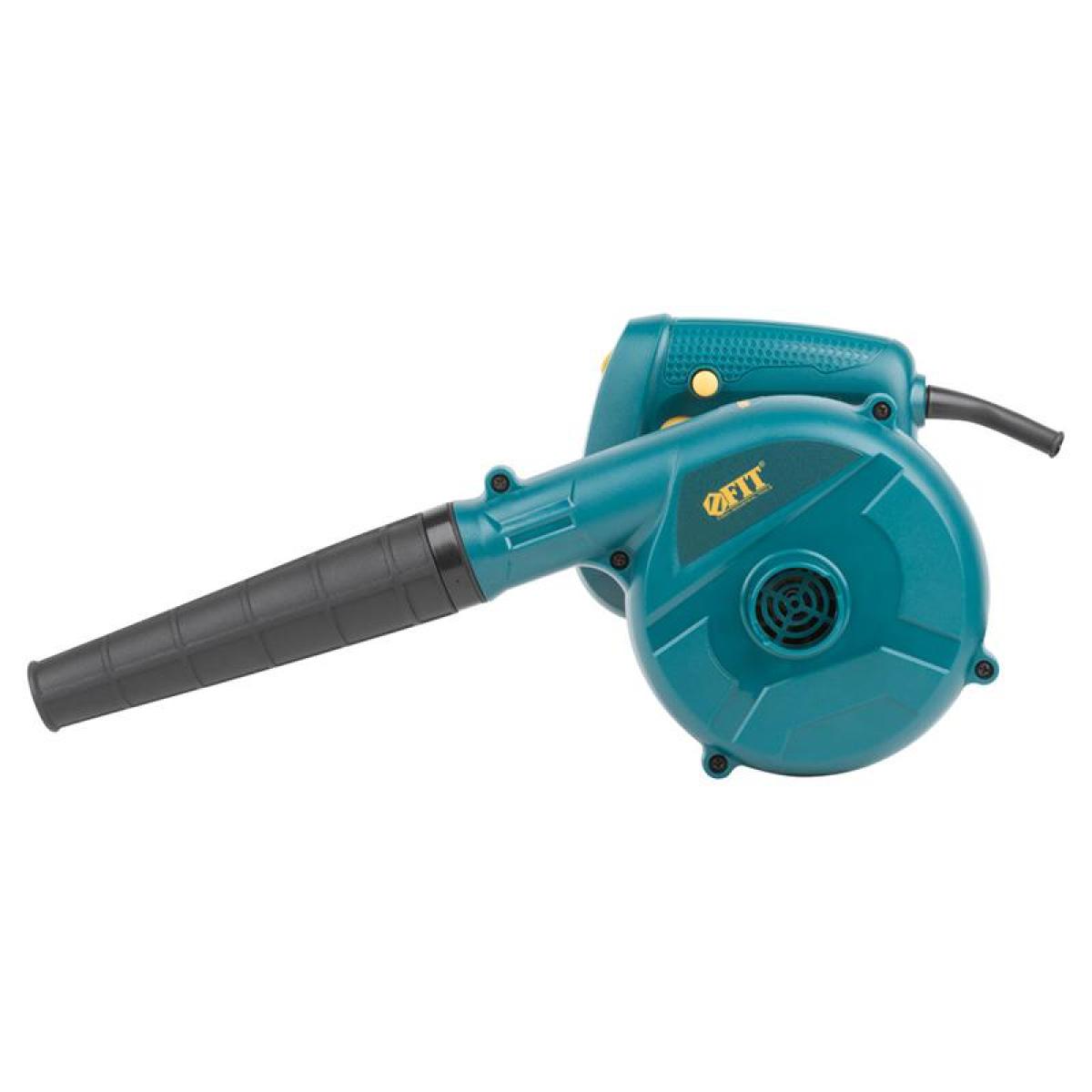 Воздуходувка-пылесос FIT 600 Вт; 6000-16000 об/мин; 3500 л/мин; 1,58 кг; БС щеток; коробка 80893