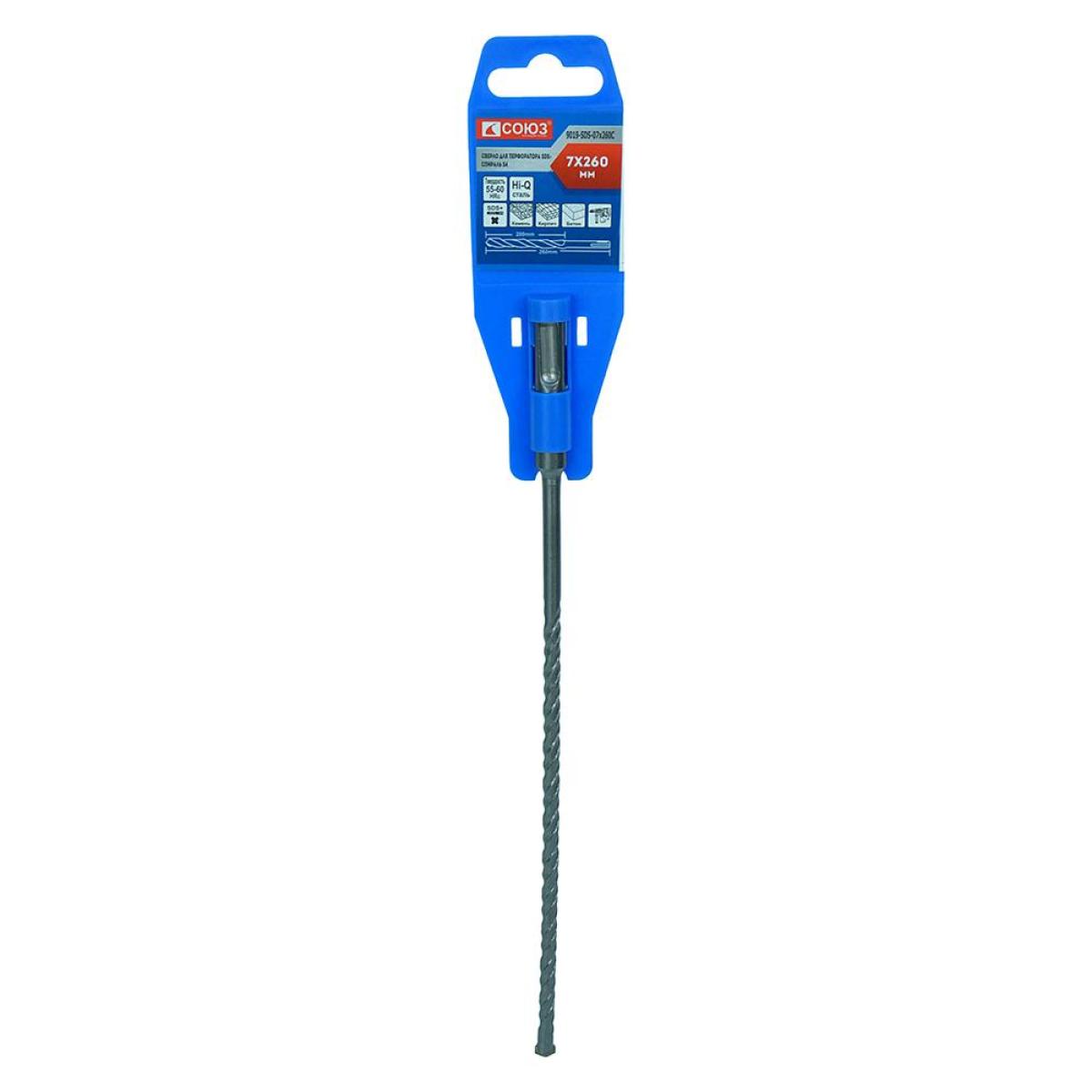 Бур SDS+ СОЮЗ 9019-SDS-07x260C