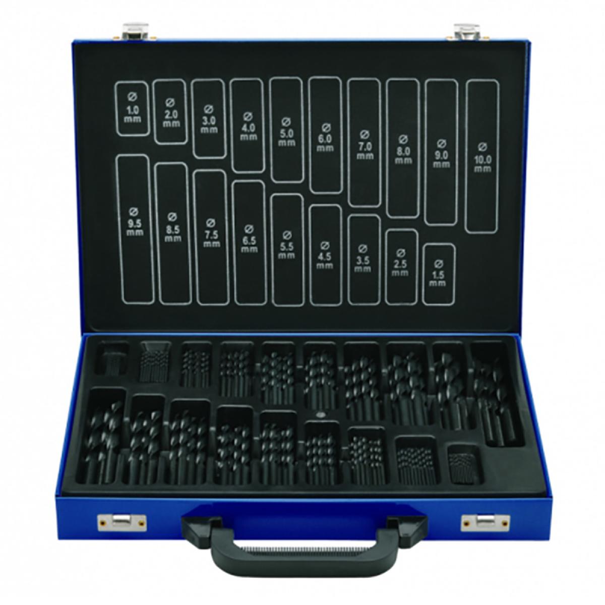 Набор свёрл по металлу ZIRA HSS-G (металлический кейс)