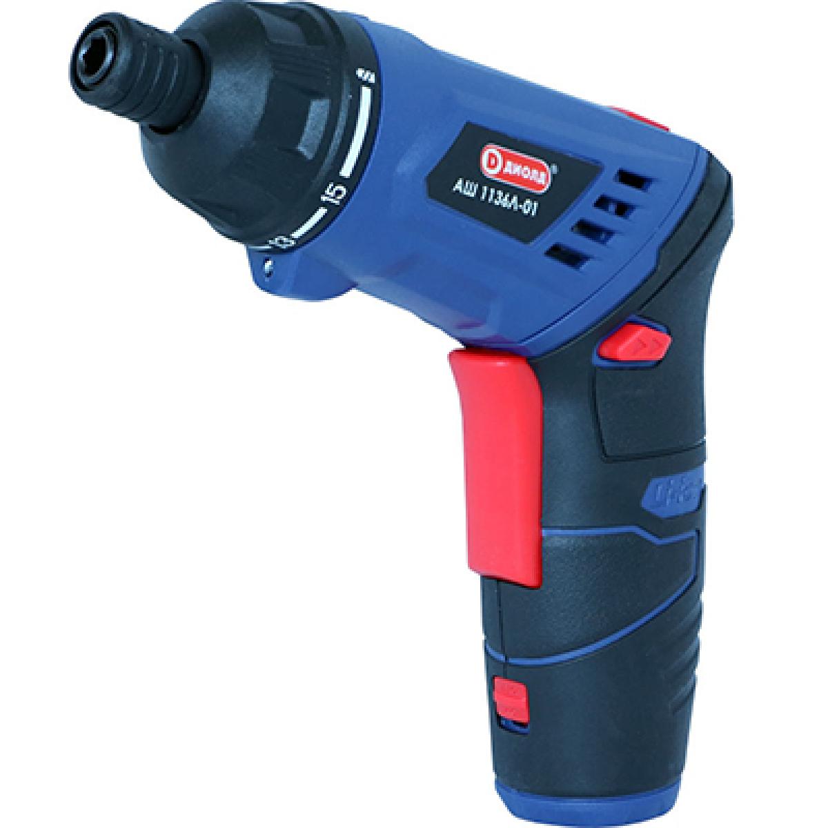 Шуруповерт аккумуляторный ДИОЛД АШ-1136 Л-01