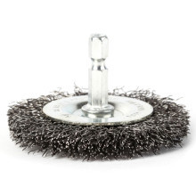 Щетка PATRIOT круглая для дрели, 65 мм НЕХ, жесткая, металлическая Щетка PATRIOT круглая для дрели, 65 мм НЕХ, жесткая, металлическая