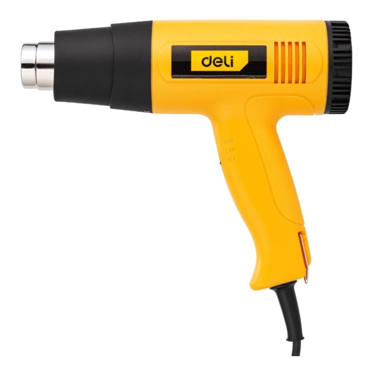 Термопистолет (технический фен) DELI DL391201 (2000Вт, рабочая температура 400/600 град) 103016