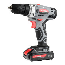Дрель-шуруповерт аккумуляторная ПОБЕДА ДА-18/2 Ли (кейс)