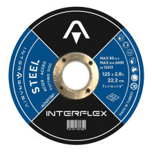 Круг отрезной по металлу INTERFLEX 125x2,0x22 ,23