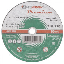 Круг отрезной по металлу и нержавеющей стали, 230 х 2.0 х 22 мм, Премиум Луга Россия Круг отрезной по металлу и нержавеющей стали, 230 х 2.0 х 22 мм, Премиум Луга Россия