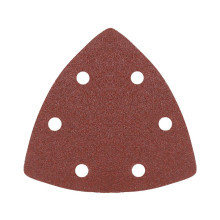 Треугольник шлифовальный PATRIOT на липучке / 80х80х80мм / Р100 / 6 отверстий / 5 шт / абразивный Треугольник шлифовальный PATRIOT на липучке / 80х80х80мм / Р100 / 6 отверстий / 5 шт / абразивный