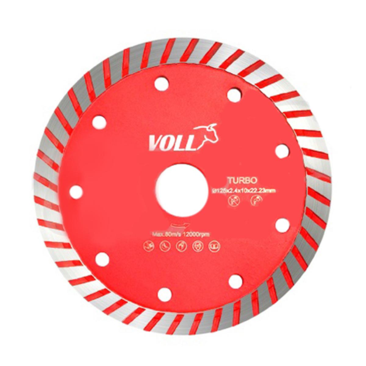 Диск алмазный универсальный Voll 230 мм Турбо