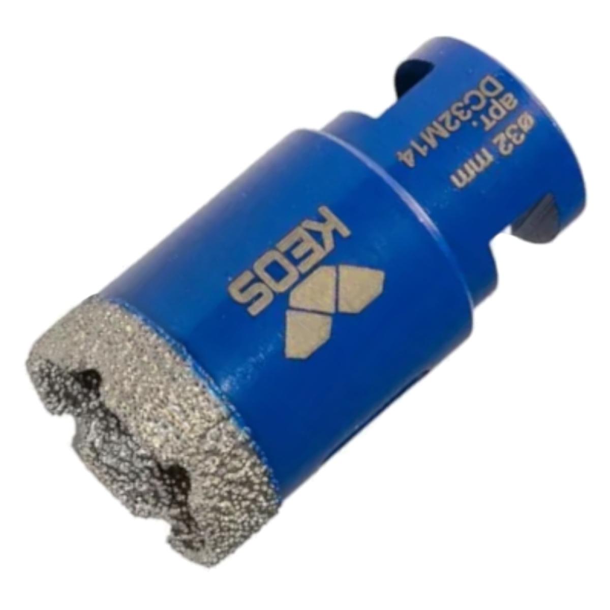 Коронка алмазная по керамограниту KEOS PRO 32мм M14