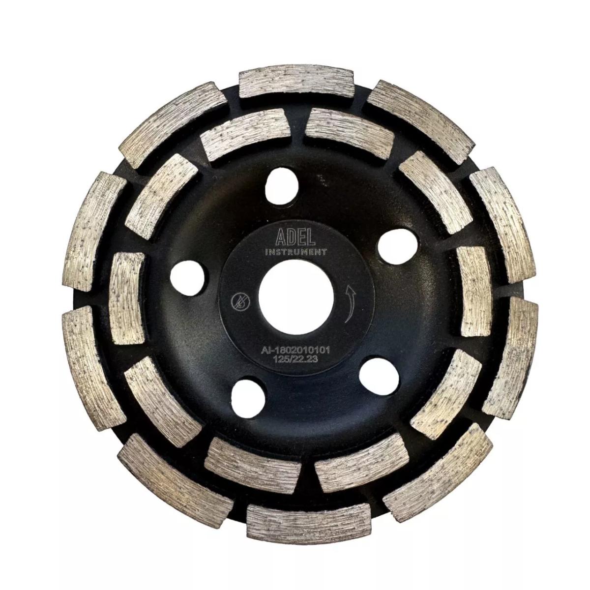 Чашка алмазная двухрядная Адель Инструмент d125*22,2