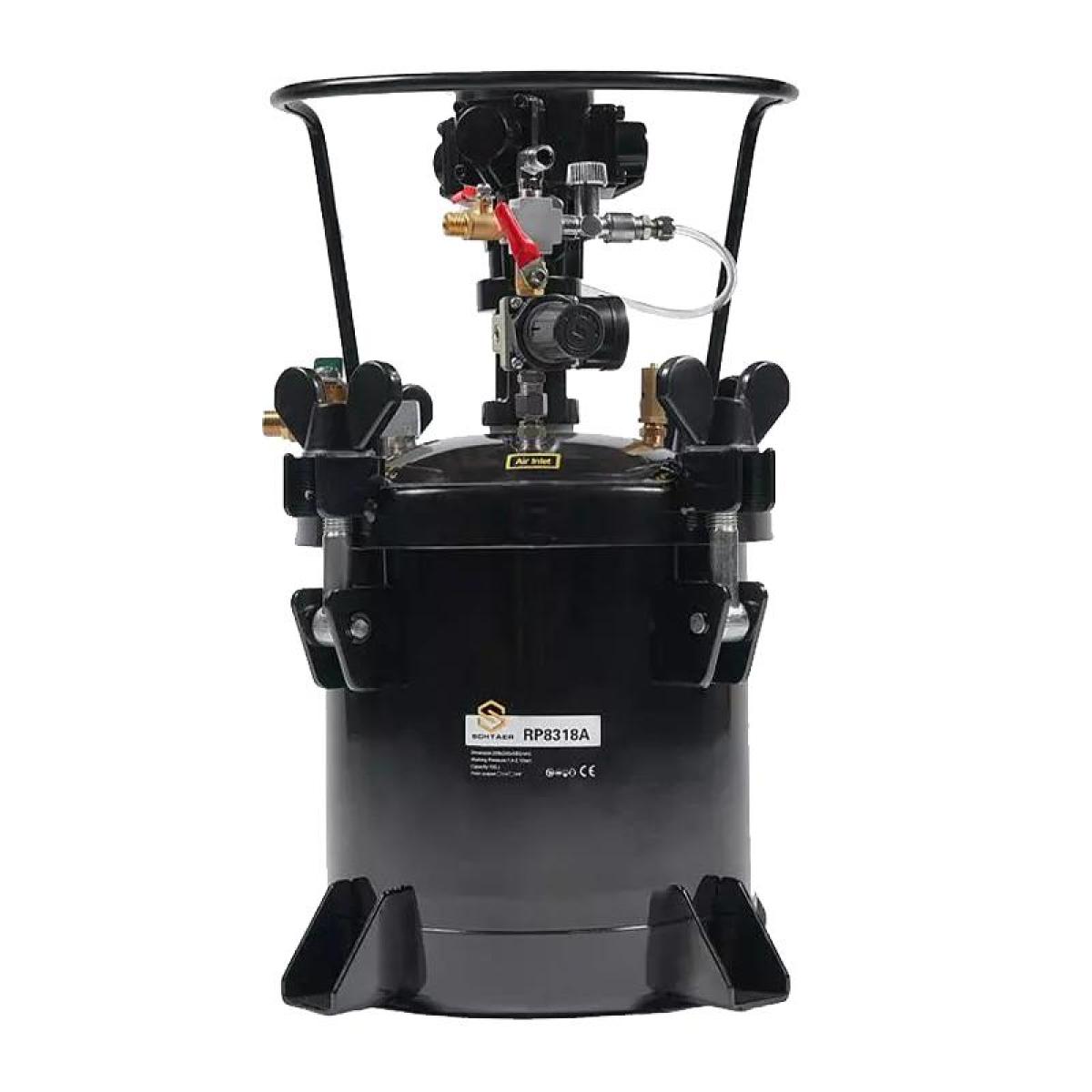 Красконагнетательный бак Schtaer с авто мешалкой 10 л SCH RP8318A