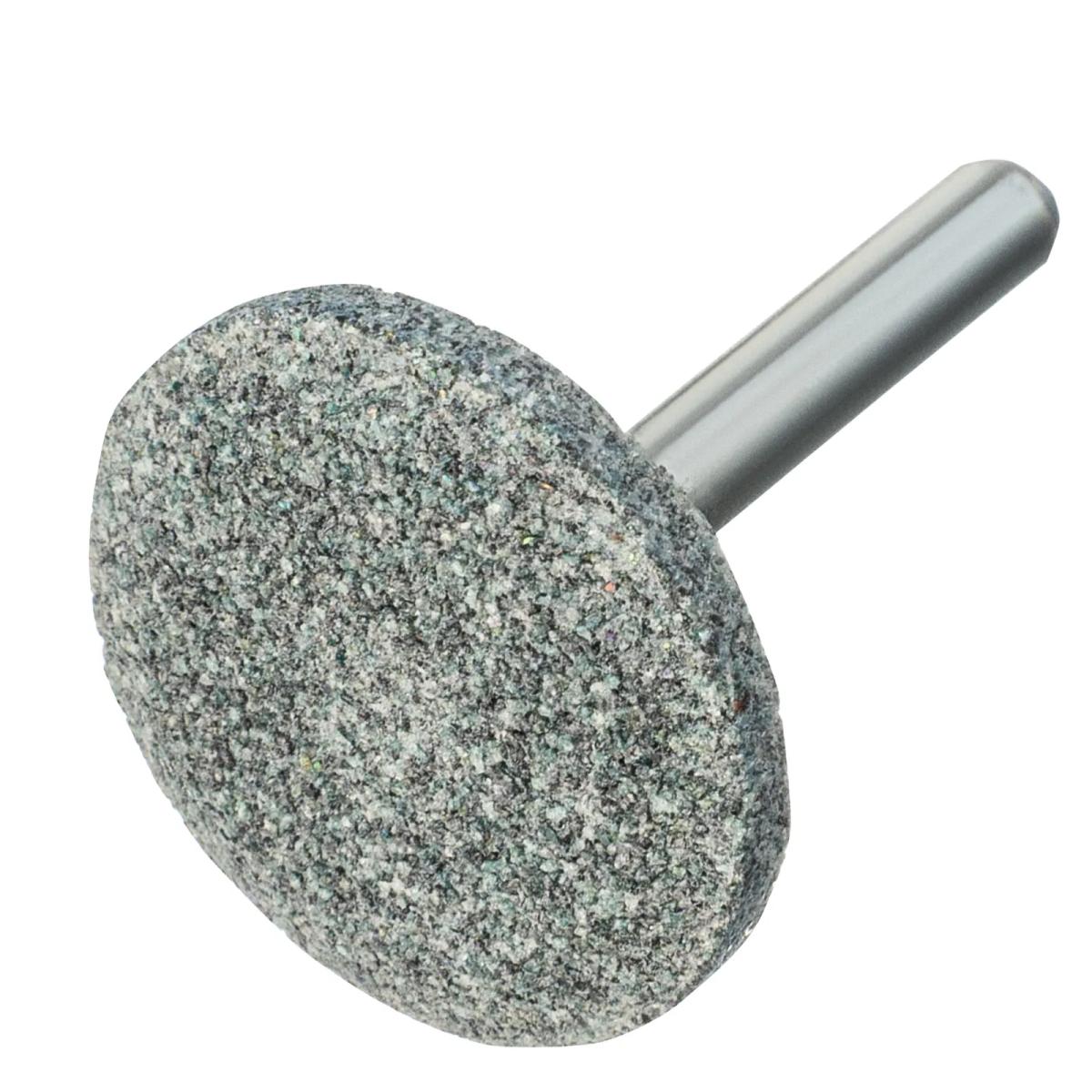 Шарошка абразивная Denzel диск, 32 x 12 мм, для дрели, хвостовик d6 мм, 63С