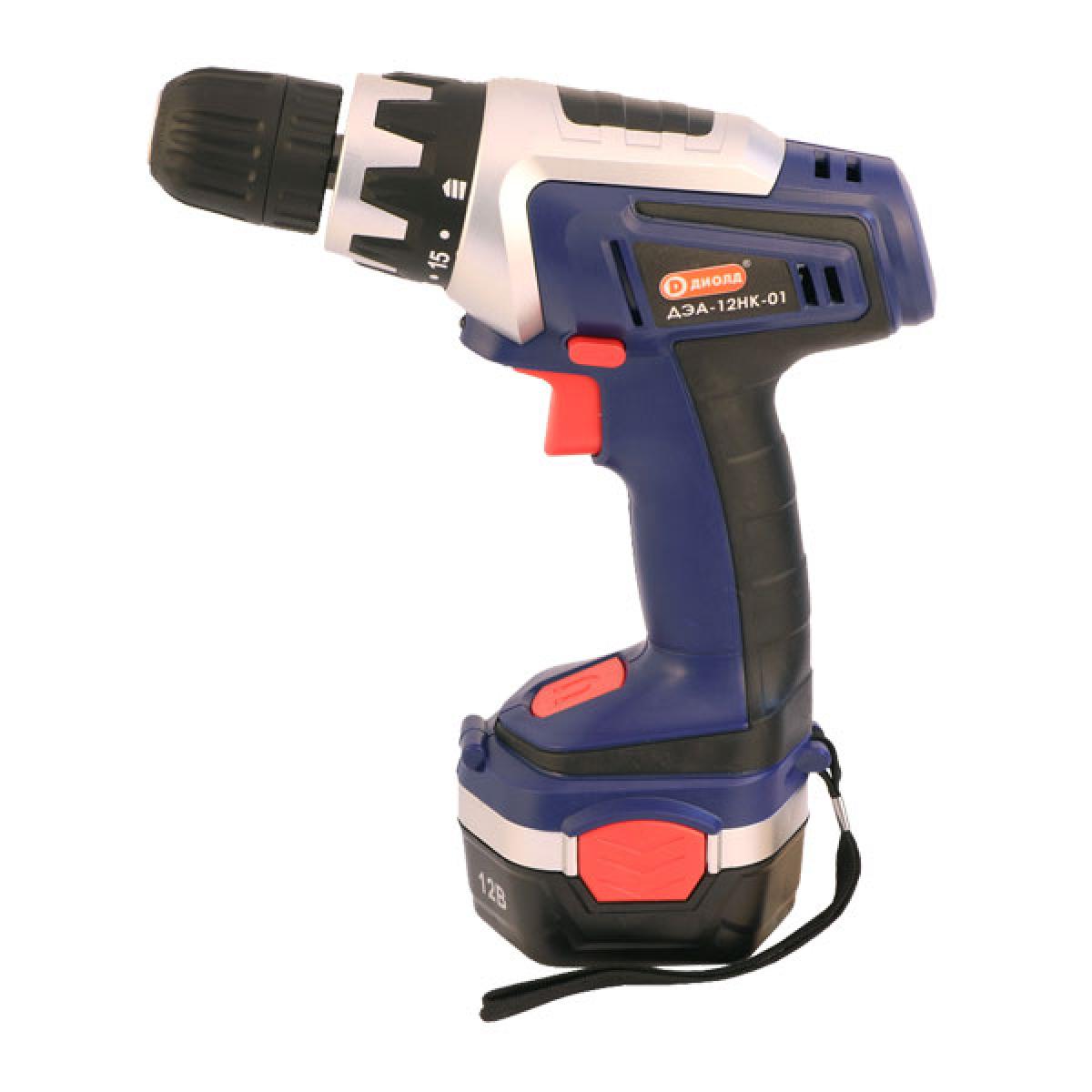 Дрель-шуруповерт аккумуляторная ДИОЛД ДЭА-12НК-01