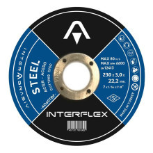 Круг отрезной по металлу INTERFLEX 230x3,0x22 ,23