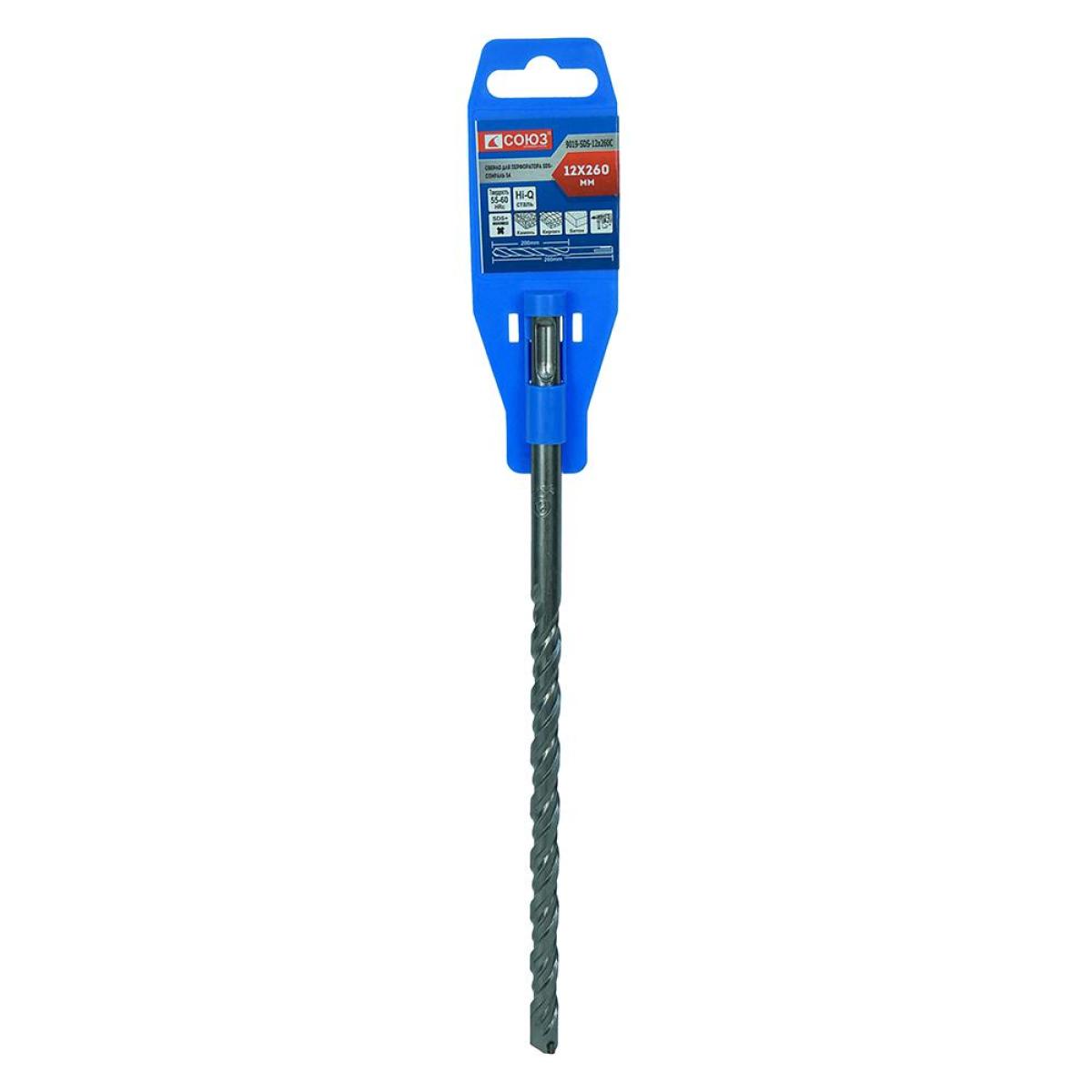 Бур SDS+ СОЮЗ 9019-SDS-12x260C