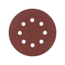 Круг шлифовальный на липучке PATRIOT, 125мм, Р80, 8 отверстий, 5 шт, диск абразивный