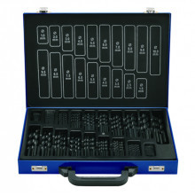 Набор свёрл по металлу ZIRA HSS-G (металлический кейс)