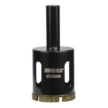 Коронка алмазная по стеклу и керамике BIHUI гальваническая 30 мм DBW30