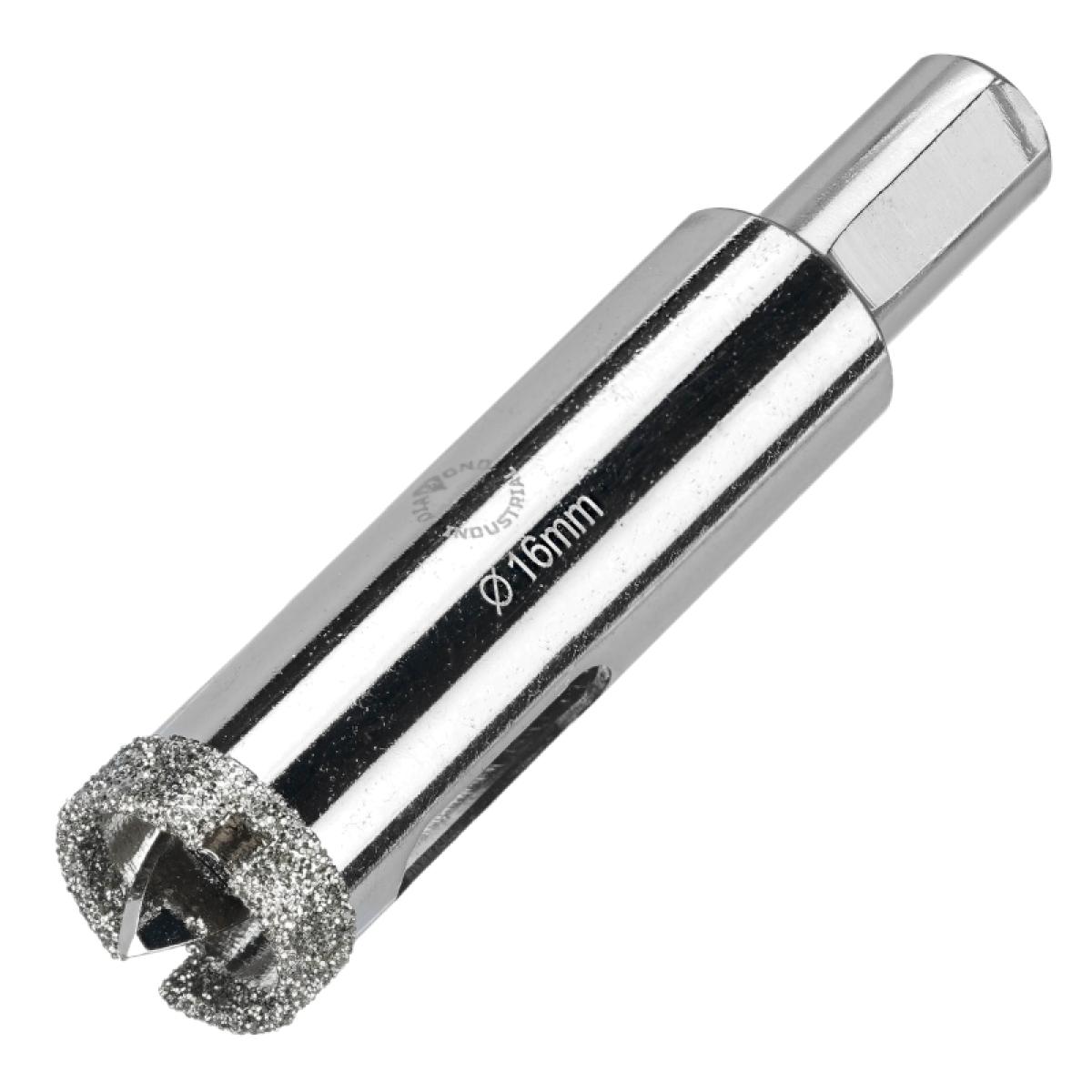 Алмазная коронка Diamond Industrial 16 мм (Керамогранит, плитка, кафель)