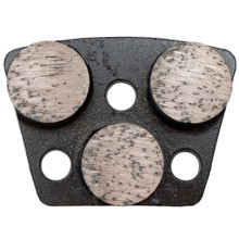 Трехточечный шлифовальный сегмент RODIAMA d 25х10 мм, для среднего бетона, 80#