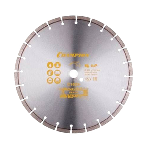 Диск алмазный по бетону Champion L 350/25,4/10 Concremax
