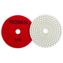 Алмазный гибкий шлифовальный круг 100 мм мокрая шлифовка зерно 500 РОСОМАХА