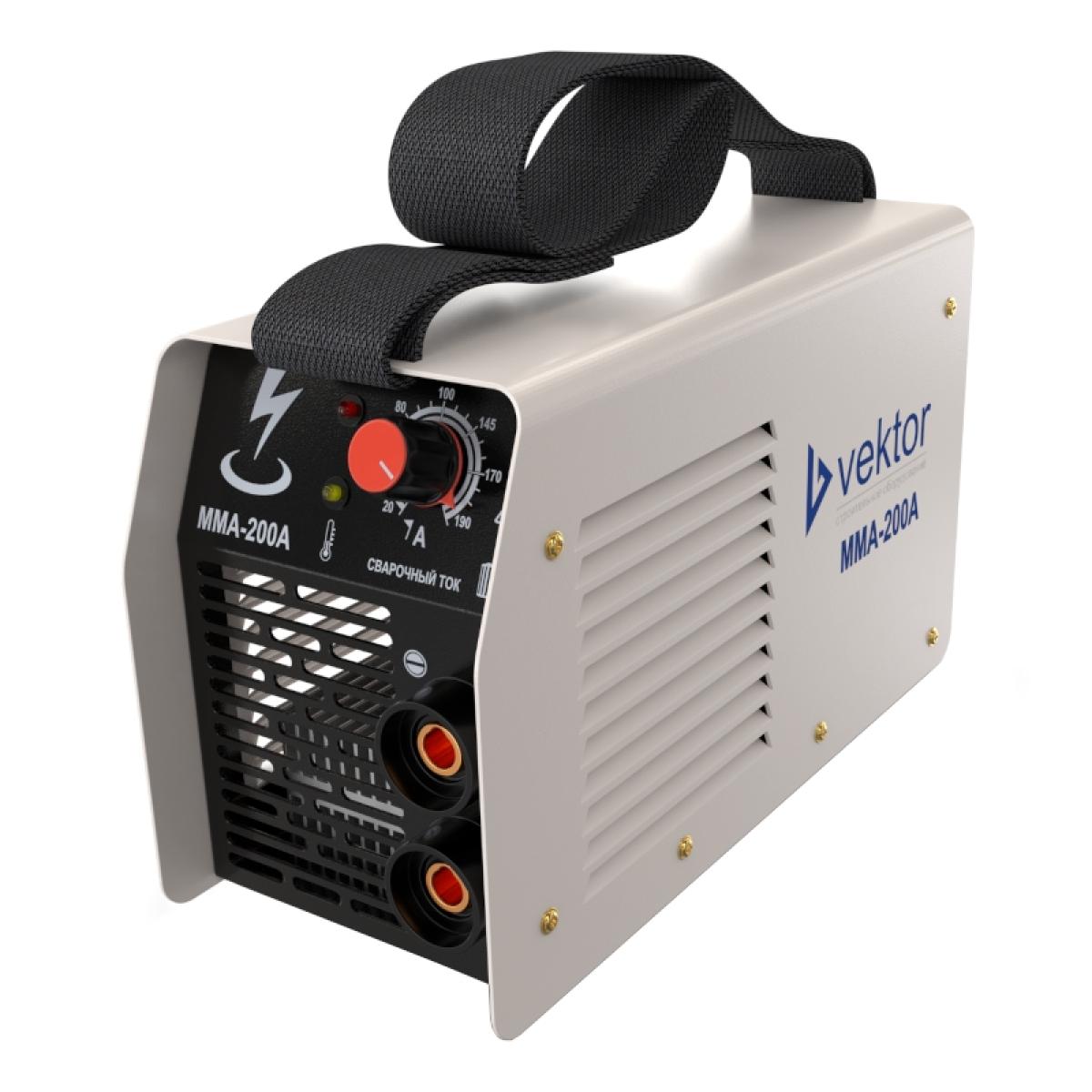 Сварочный инвертор VEKTOR ММА-200А (картонная упаковка)