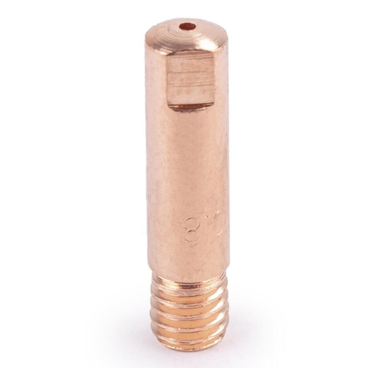 Наконечник FoxWeld М6х25х1.0 прямой (AL) (141.0006/MD0009-60), 10 шт