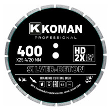 Диск алмазный KOMAN Professional d 400 мм (16") бетон