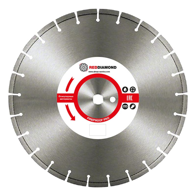Диск по огнеупорам RedDiamond Fireproof Pro d0300/40x3,2x10/18 25,4 2114001