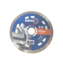 Диск алмазный сплошной по керамограниту, керамике KRUGO MASTER 125х1,1х22,23х8 мм 81011250227
