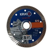 Диск алмазный Турбо по железобетону KRUGO MASTER 230х2,6х22,2х12 мм 81062300261