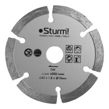 Диск алмазный по керамике, 85х1,8х15мм для CS5060MS, Sturm!