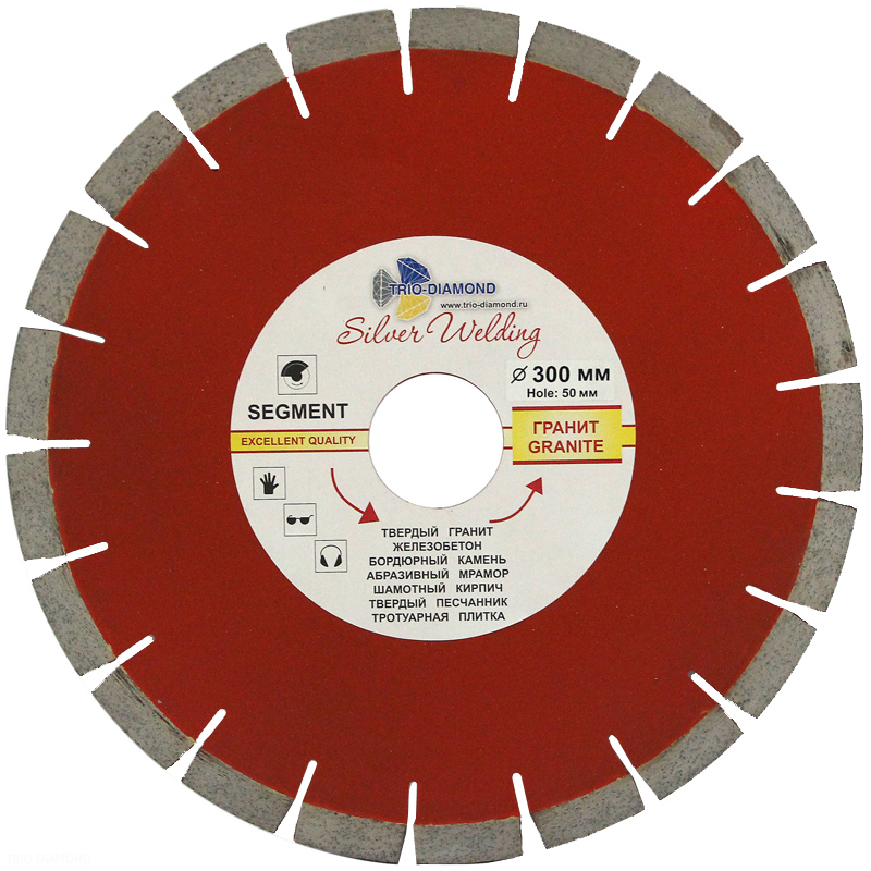 Диск алмазный Trio Diamond Segment Grand Гранит 300 мм Диск алмазный Trio Diamond Segment Grand Гранит 300 мм