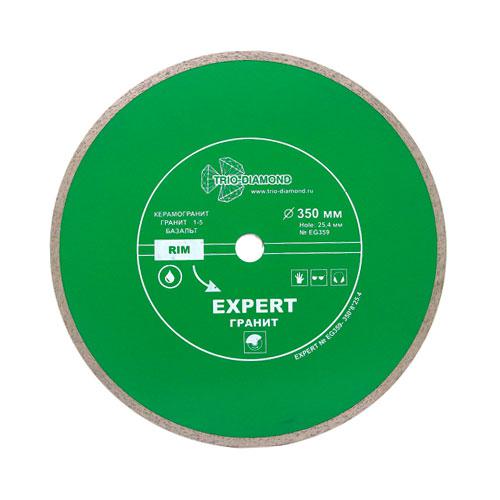 Диск алмазный Trio Diamond Сплошной Эксперт Гранит Hot press 350 мм