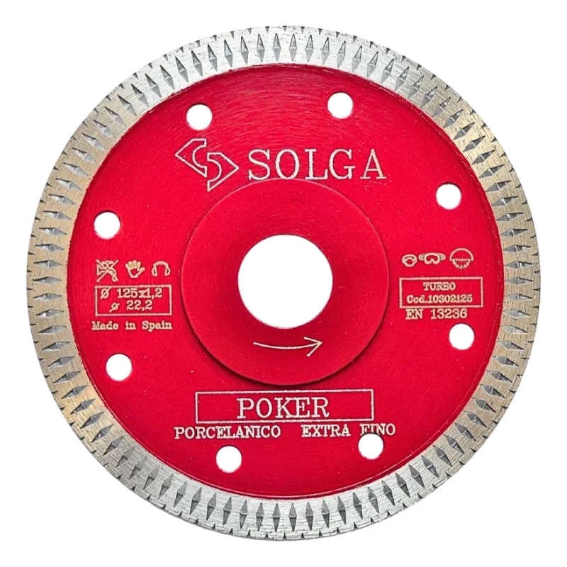 Диск алмазный Solga Diamant HARD MATERIALS 1,2 мм сплошной (гранит, керамогранит) 125x22,23 мм Диск алмазный Solga Diamant HARD MATERIALS 1,2 мм сплошной (гранит, керамогранит) 125x22,23 мм