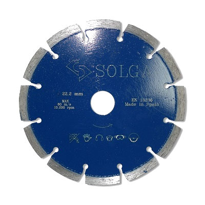 Диск алмазный Solga Diamant PROFESSIONAL сегментный по железобетону 125x22,23 мм Диск алмазный Solga Diamant PROFESSIONAL сегментный по железобетону 125x22,23 мм