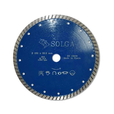 Диск алмазный Solga Diamant PROFESSIONAL турбо по железобетону 230x22,23 мм