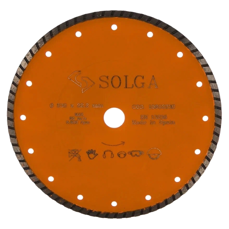 Диск алмазный Solga Diamant BASIC турбо по железобетону 230x22,23 мм Диск алмазный Solga Diamant BASIC турбо по железобетону 230x22,23 мм