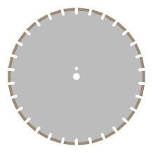 Алмазный диск НИБОРИТ Железобетон Спринт d 500×25,4 L