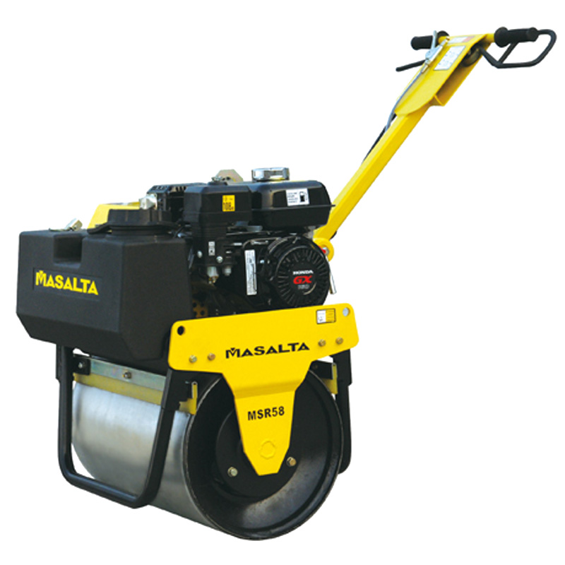 Каток вибрационный одновальцовый Masalta MSR58-4 (Honda GX160, 5.5 л.с.)