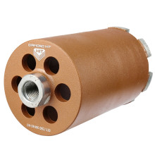 Сверло алмазное для подрозетников Адель DH-DE400 (82/120 мм; M16; 7 сегментов) 00-00001546