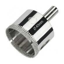 Алмазная коронка Diamond Industrial 40 мм по керамике, плитке и стеклу