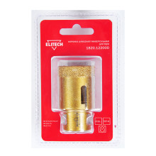 Коронка алмазная универсальная Elitech 35 мм х М14 Коронка алмазная универсальная Elitech 35 мм х М14