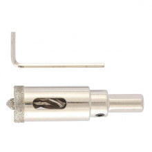 Сверло алмазное по керамограниту, 16х67 мм, трехгранный хвостовик Matrix Сверло алмазное по керамограниту, 16х67 мм, трехгранный хвостовик Matrix